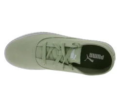Sneaker & Turnschuhe*PUMA Ever Tekkie Damen und Herren Schuhe modische Sneaker Stoff-Schuhe 383032 02 Olivgrün