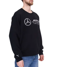 Pullover & Sweater*PUMA FD MAPF1 Mercedes-AMG Petronas F1 Statement Herren Oversized Pullover Formel 1 Strick-Pulli 621131 01 Schwarz