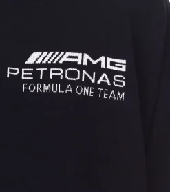 Pullover & Sweater*PUMA FD MAPF1 Mercedes-AMG Petronas F1 Statement Herren Oversized Pullover Formel 1 Strick-Pulli 621131 01 Schwarz