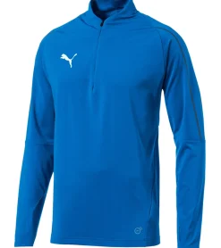 Pullover & Sweater|Sportoberbekleidung*PUMA Final Training 1/4 Zip Top Herren Trainings-Shirt mit dryCELL Sport-Shirt 655289 02 Blau