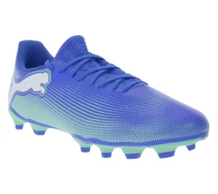 Fußballschuhe|Ballsport*PUMA FUTURE 7 PLAY FG/AG Fußball-Schuhe Trainings-Schuhe Sport-Schuhe Schnür-Schuhe Fitness-Zubehör 107939 01 Blau/Grün
