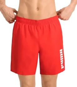 Nachtwäsche & Bademode*PUMA Herren Bade-Shorts Sommer-Shorts mit Taschen stylische Schwimm-Hose Bademode 907002016 002 Rot