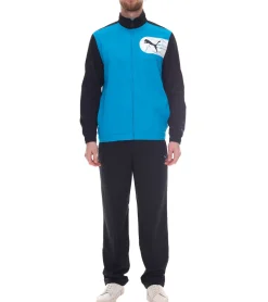 Sportoberbekleidung|Jogginghosen & Fitnessmode*PUMA Herren Trainings-Anzug trendiger Sport-Anzug Fitness-Anzug 831779 in oder Blau/Schwarz Weiß/Navy