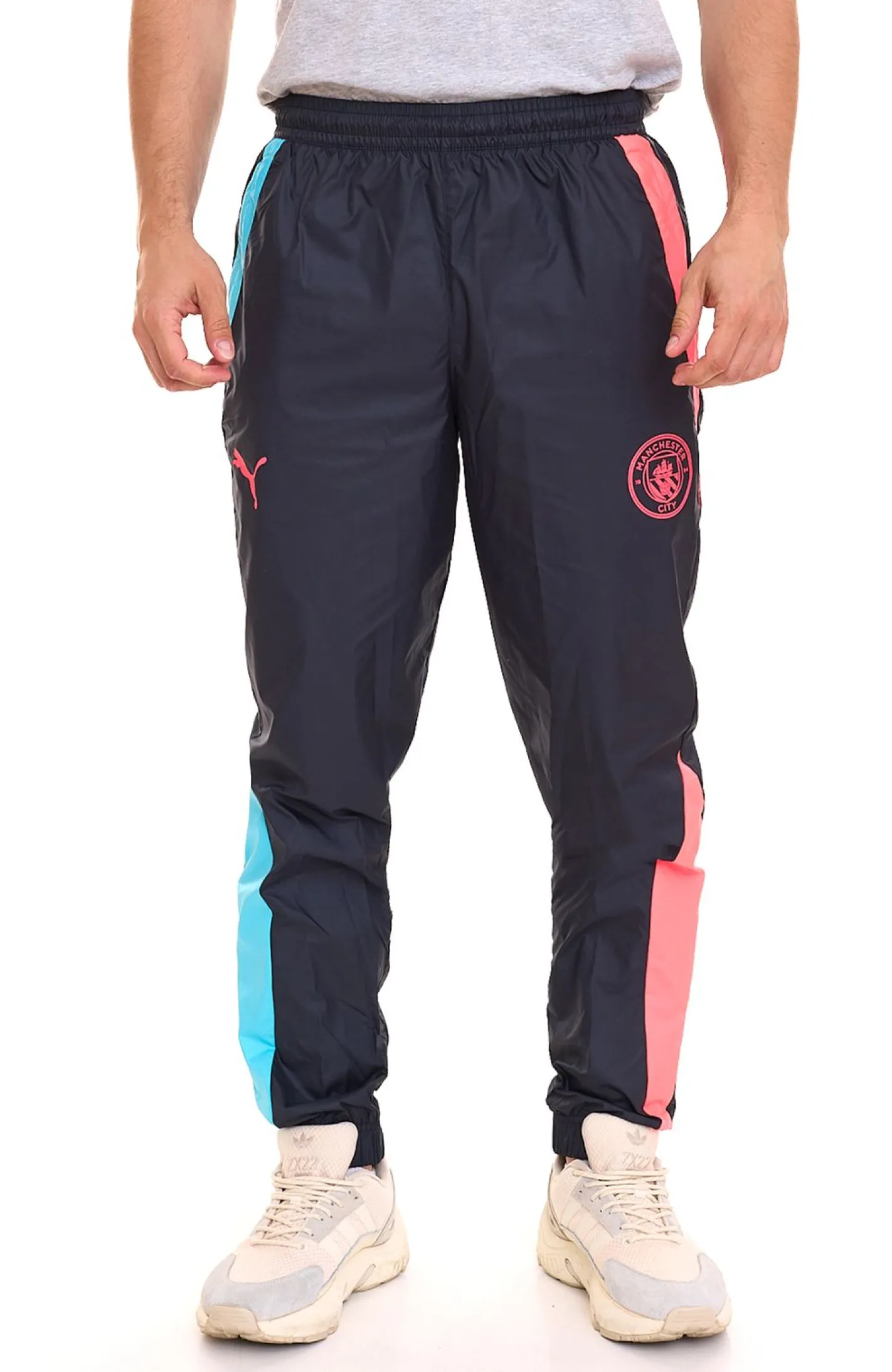 Sportunterbekleidung|Jogginghosen & Fitnessmode*PUMA Manchester City Prematch Herren Trainings-Hose nachhaltige Jogging-Hose mit dryCELL 772847 14 Schwarz