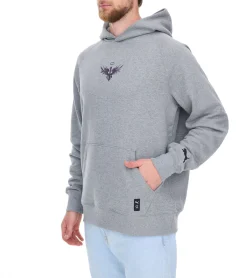 Pullover & Sweater*PUMA Melo Alwayz On Hoodie nachhaltiger Herren Kapuzen-Pullover Baumwoll-Hoodie 320 g/cm² 625991 02 Grau