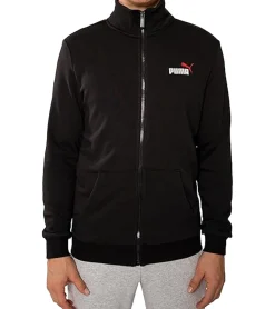 Pullover & Sweater|Sportoberbekleidung*PUMA Men Ess 2 Col Track Jacket nachhaltige Herren Sweat-Jacke Trainings-Jacke Baumwolle 67963 , Schwarz oder Dunkelblau Grau