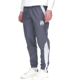 Sportunterbekleidung|Jogginghosen & Fitnessmode*PUMA OLYMPIQUE DE MARSEILLE Herren Pre-Match-Hose Jogginghose Fußball-Pants 771901 07 Grau