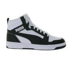 Sneaker & Turnschuhe|Turnschuhe & Sneaker*PUMA Rebound V6 High-Top Sneaker nachhaltige Damen und Herren Turnschuhe mit Softfoam+ Basketball 392326 01 Weiß