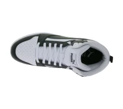 Sneaker & Turnschuhe|Turnschuhe & Sneaker*PUMA Rebound V6 High-Top Sneaker nachhaltige Damen und Herren Turnschuhe mit Softfoam+ Basketball 392326 01 Weiß