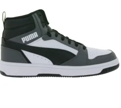 Sneaker & Turnschuhe|Turnschuhe & Sneaker*PUMA Rebound V6 High-Top Sneaker nachhaltige Damen und Herren Turnschuhe mit Softfoam+ 392326 03 Grau/Weiß