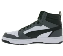 Sneaker & Turnschuhe|Turnschuhe & Sneaker*PUMA Rebound V6 High-Top Sneaker nachhaltige Damen und Herren Turnschuhe mit Softfoam+ 392326 03 Grau/Weiß