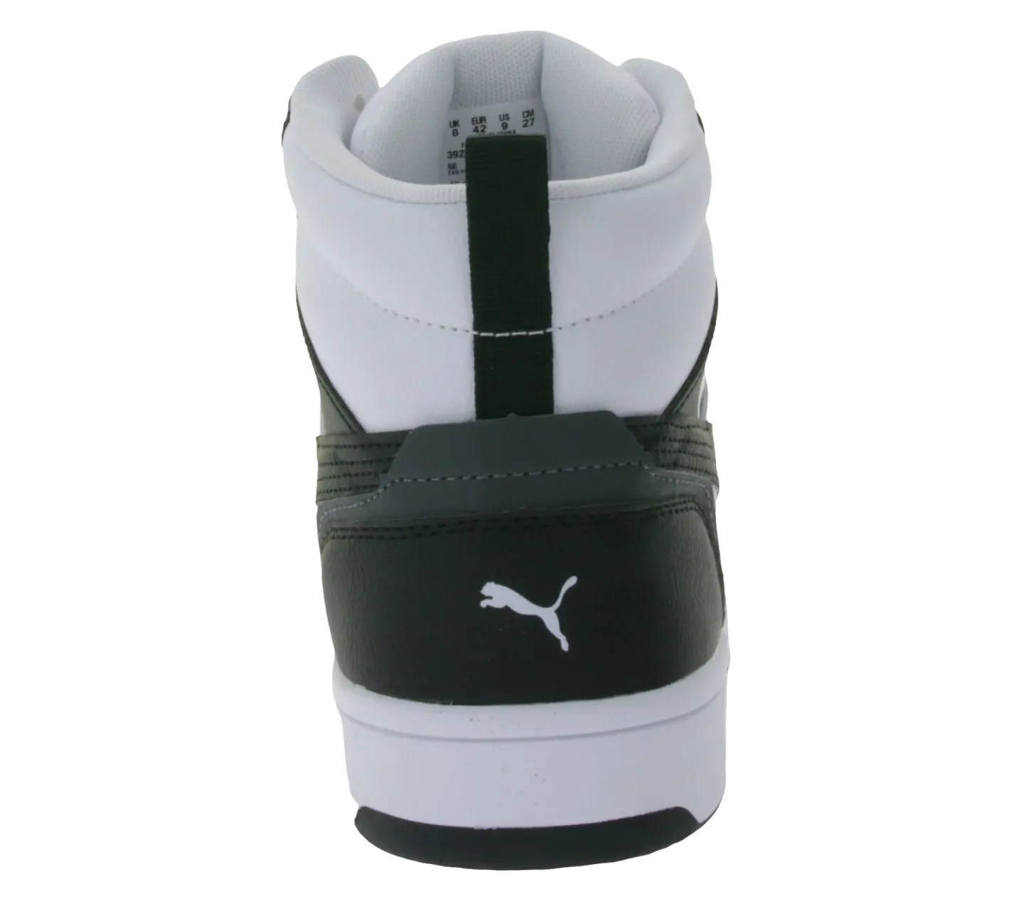 Sneaker & Turnschuhe|Turnschuhe & Sneaker*PUMA Rebound V6 High-Top Sneaker nachhaltige Damen und Herren Turnschuhe mit Softfoam+ Basketball 392326 in Schwarz/Weiß oder Grau/Weiß