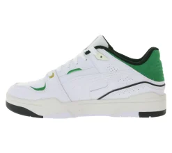 Sneaker & Turnschuhe|Turnschuhe & Sneaker*PUMA SLIPSTREAM Echtleder-Schuhe im Retro-Vibe Freizeit-Sneaker mit farbigen Akzenten Schnür-Schuhe 39326601 Weiß/Grün