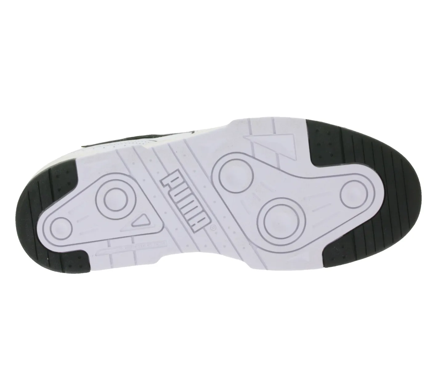 Sneaker & Turnschuhe|Turnschuhe & Sneaker*PUMA SLIPSTREAM Echtleder-Schuhe im Retro-Vibe Freizeit-Sneaker mit farbigen Akzenten Schnür-Schuhe 39326601 Weiß/Grün