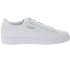 Sneaker & Turnschuhe|Turnschuhe & Sneaker*PUMA Smash V2 Freizeit-Sneaker im Tennis-Look Leder-Turnschuhe Basic-Schuhe Schnür-Schuhe 365215 07 Weiß