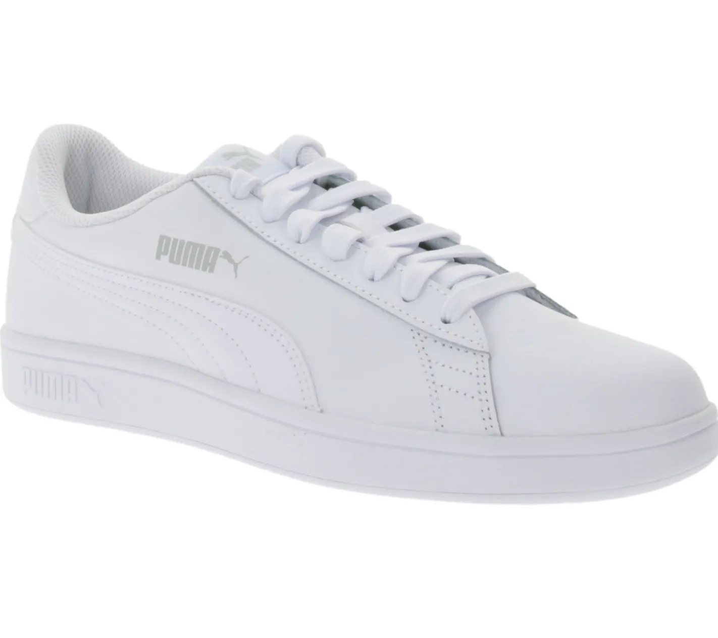 Sneaker & Turnschuhe|Turnschuhe & Sneaker*PUMA Smash V2 Freizeit-Sneaker im Tennis-Look Leder-Turnschuhe Basic-Schuhe Schnür-Schuhe 365215 07 Weiß