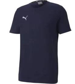 T-Shirts & Tank Tops*PUMA TeamGoal 23 Jungen & Mädchen Sport-Shirt Baumwoll-Shirt mit Logo-Patch T-Shirt 656709 Grün, Schwarz, Grau, Dunkelblau, , Rot, Hellblau oder Weiß Gelb