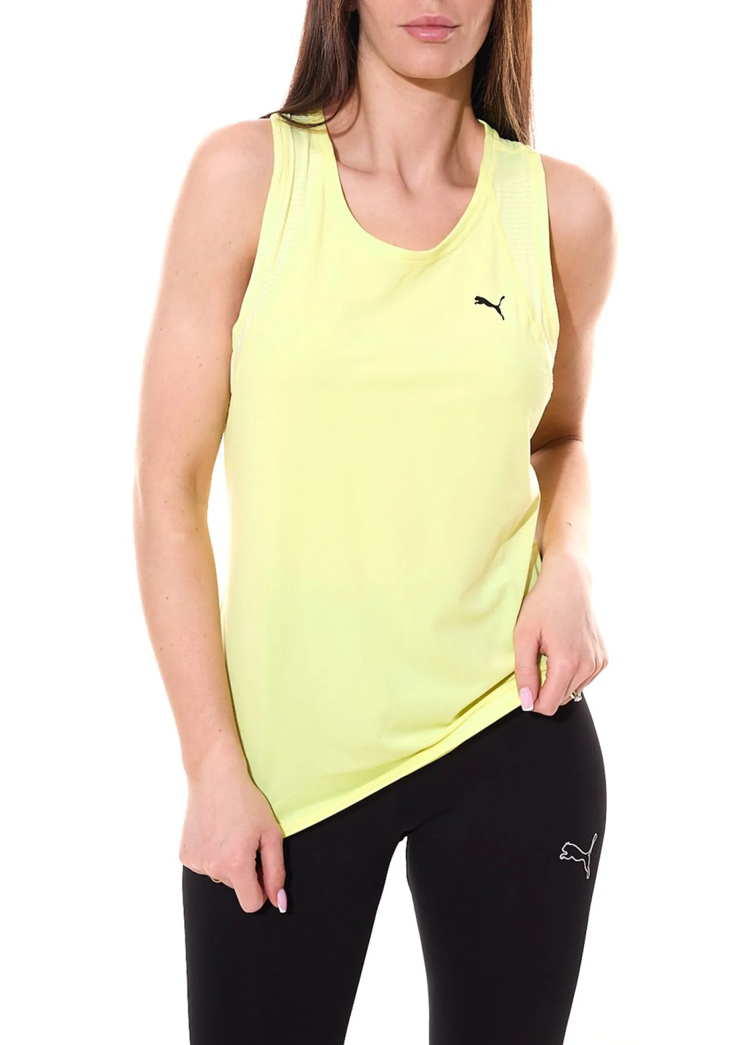 Sportoberbekleidung|Fitnessmode & Jogginghosen*PUMA Train Favorite Damen Tank-Top nachhaltiges Sport-Top mit dryCELL 520257 39 Gelb