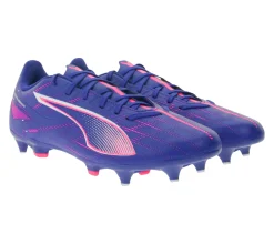 Fußballschuhe|Ballsport*PUMA ULTRA 5 PLAY MxSG Fußball-Schuhe mit festen Metallstollenspitzen Trainings-Schuhe Sport-Schuhe Schnür-Schuhe Fitness-Zubehör 107904 01 Lila/Pink