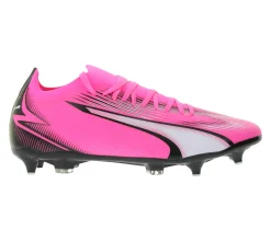 Fußballschuhe|Ballsport*PUMA Ultra Match Mxsg Fußball-Schuhe Schraubstollen-Schuhe mit GripControl Pro-Technologie Trainings-Schuhe Schnür-Schuhe 107753 01 Pink/Schwarz