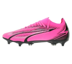 Fußballschuhe|Ballsport*PUMA Ultra Match Mxsg Fußball-Schuhe Schraubstollen-Schuhe mit GripControl Pro-Technologie Trainings-Schuhe Schnür-Schuhe 107753 01 Pink/Schwarz