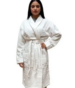 Bademode & Nachtwäsche|Nachtwäsche & Bademode*PUMA Unisex Bademantel mit zwei offenen Seitentaschen Morgen-Mantel 660008 Navy, Rot, Weiß oder Schwarz