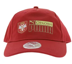 Caps & Mützen*PUMA Unisex Serbien Trucker-Cap mit Serbien Wappen 024287 03 Bordeaux-Rot