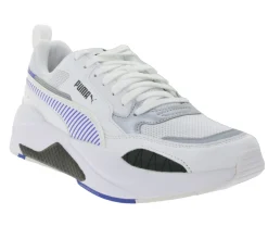 Sneaker & Turnschuhe*PUMA X Ferrari Race X-Ray 2 Alltags-Sneaker Freizeit-Schuhe Schnür-Schuhe Motorsport 306553 03 Weiß/Silber/Blau