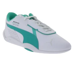 Sneaker & Turnschuhe*PUMA X Mercedes MAPF1 R-Cat Machina F1 Petronas AMG Damen Freizeit-Sneaker Alltags-Turnschuhe Schnür-Schuhe 306846 09 Weiß/Grün
