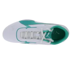 Sneaker & Turnschuhe*PUMA X Mercedes MAPF1 R-Cat Machina F1 Petronas AMG Damen Freizeit-Sneaker Alltags-Turnschuhe Schnür-Schuhe 306846 09 Weiß/Grün