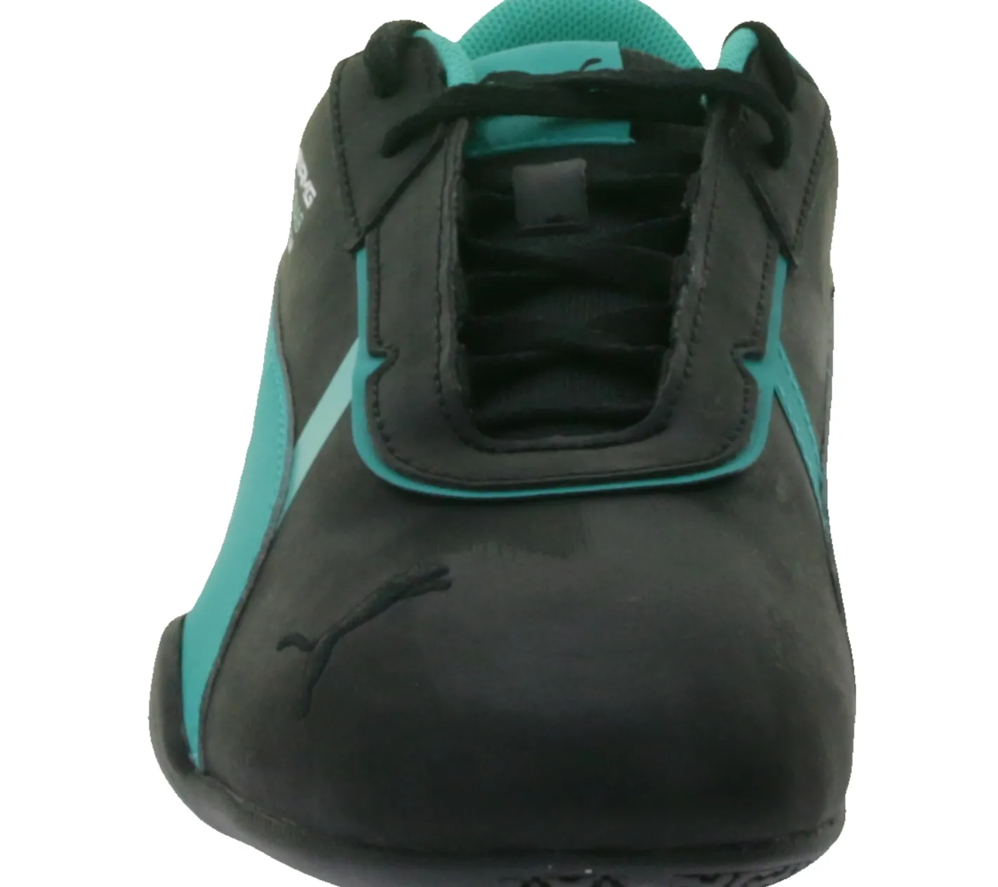 Sneaker & Turnschuhe*PUMA X Mercedes MAPF1 R-Cat Machina F1 Petronas AMG Freizeit-Sneaker Alltags-Turnschuhe Schnür-Schuhe 306846 10 Schwarz/Grün