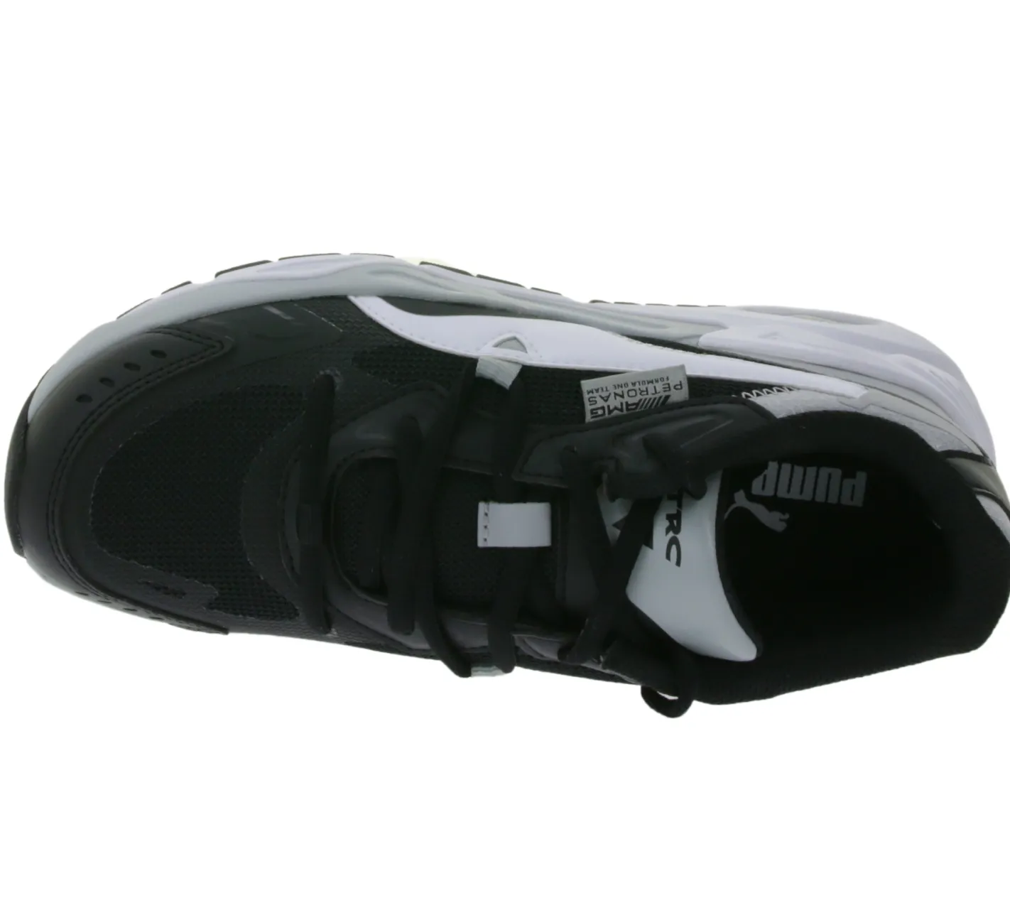 Sneaker & Turnschuhe*PUMA X Mercedes MAPF1TRC Mira F1 Petronas AMG Damen Freizeit-Sneaker Alltags-Turnschuhe Schnür-Schuhe 307839 02 Schwarz/Weiß/Grau
