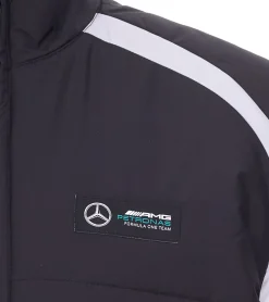 Jacken & Mäntel*PUMA X Mercedes-Benz AMG Petronas F1 Herren Stepp-Weste Herbst-Weste Übergangs-Jacke 622133 01 Schwarz
