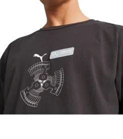 T-Shirts & Tank Tops*PUMA X Mercedes-Benz AMG Petronas F1 Mapf1 Herren T-Shirt stylisches Baumwoll-Shirt 538447 01 Schwarz