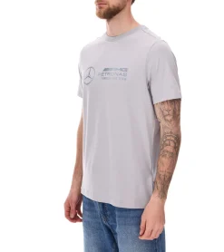T-Shirts & Tank Tops*PUMA X Mercedes-Benz AMG Petronas F1 Herren T-Shirt stylisches Baumwoll-Shirt 621157 02 Grau