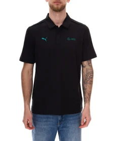 Hemden & Poloshirts*PUMA X Mercedes-Benz AMG Petronas F1 MAPF1 LS Herren Polo-Shirt Kurzarm-Shirt 621134 01 Schwarz