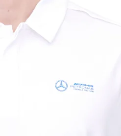 Hemden & Poloshirts*PUMA X Mercedes-Benz AMG Petronas F1 MAPF1 LS Herren Polo-Shirt Kurzarm-Shirt 621134 Weiß oder Schwarz