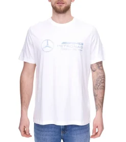 T-Shirts & Tank Tops*PUMA X Mercedes-Benz AMG Petronas F1 Herren T-Shirt stylisches Baumwoll-Shirt 621157 Grau oder Weiß
