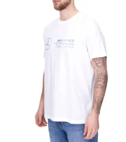 T-Shirts & Tank Tops*PUMA X Mercedes-Benz AMG Petronas F1 Herren T-Shirt stylisches Baumwoll-Shirt 621157 Grau oder Weiß