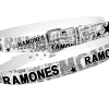 Gürtel*BioworldMerch RAMONES Gürtel für Damen und Herren 110m im Zeitungsdruck BT106126RAM4 Weiß