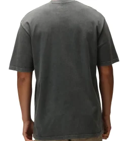 T-Shirts & Tank Tops*RE:COVERED X ACDC Herren T-Shirt Blow Up Your Video Baumwoll-Shirt mit großem Print Rundhals-Shirt RCPER889 Grau