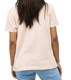 Tops & T-Shirts*RE:COVERED X Disney Damen T-Shirt mit Cruella Devil Lips Aufdruck Baumwoll-Shirt Rundhals-Shirt MMDIS2596 Rosa