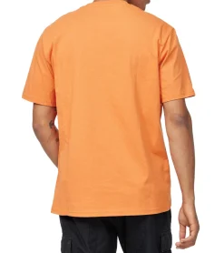 T-Shirts & Tank Tops*RE:COVERED X Disney Herren T-Shirt mit Trippy Mickey Mouse Print Baumwoll-Shirt Rundhals-Shirt MMDIS2680 Orange