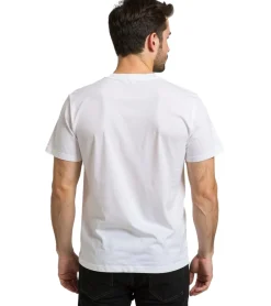 T-Shirts & Tank Tops*RE:COVERED X Harry Potter Herren T-Shirt Hogwarts Express Baumwoll-Shirt mit großem Zug RCWIZ560 Weiß