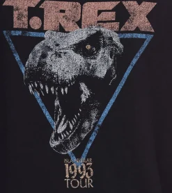 Pullover & Sweater*RE:COVERED X Jurassic Park Herren Kapuzen-Pullover mit 