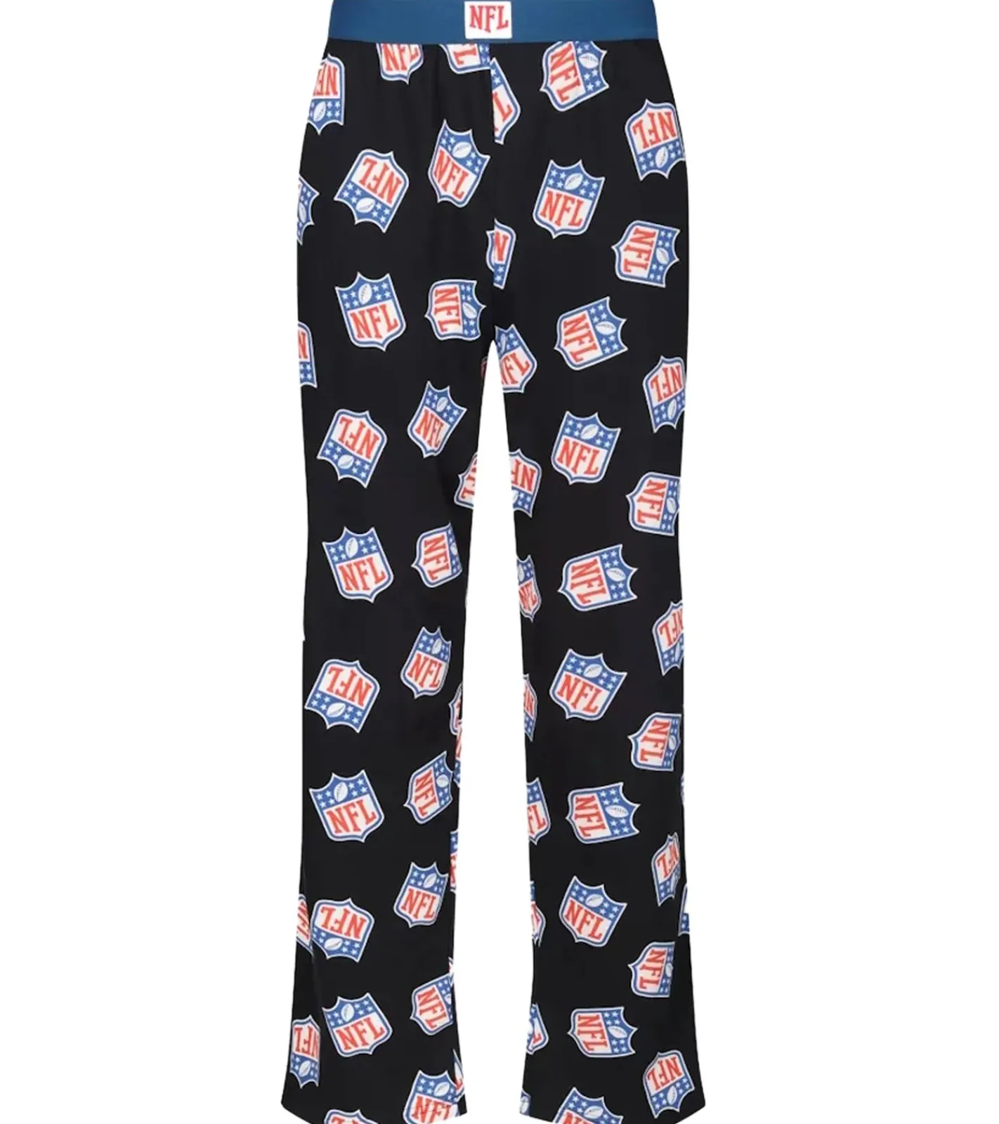 Nachtwäsche & Bademode*RE:COVERED X Multi Shield Loungepants Herren Schlafanzug-Hose mit NFL-Logo Pyjama-Hose RCNFL1404 Schwarz
