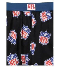 Nachtwäsche & Bademode*RE:COVERED X Multi Shield Loungepants Herren Schlafanzug-Hose mit NFL-Logo Pyjama-Hose RCNFL1404 Schwarz