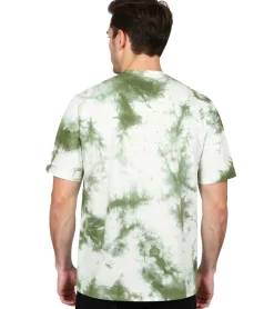 T-Shirts & Tank Tops*RE:COVERED X NFL Green Bay Packers Herren T-Shirt mit Logo-Print Baumwoll-Shirt Rundhals-Shirt RCNFL1394 Grün/Weiß