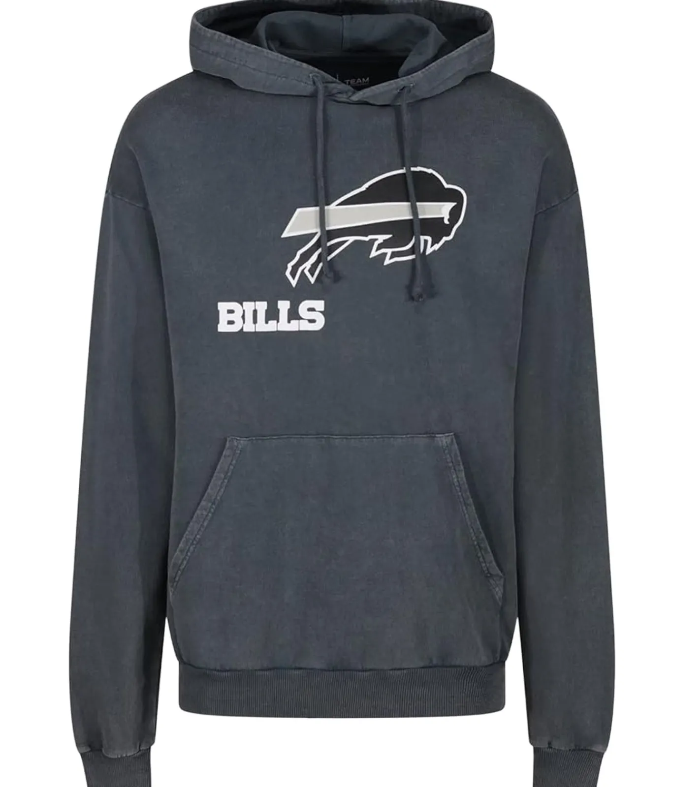 Pullover & Sweater*RE:COVERED X NFL Herren Kapuzen-Pullover mit 窶撮uffalo Bills Logo Baumwoll-Hoody Langarm-Shirt RCNFL1318B Grau