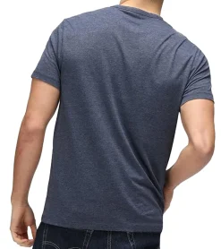 T-Shirts & Tank Tops*RE:COVERED X NFL Herren T-Shirt mit Chicago Bears-Print Baumwoll-Shirt Rundhals PCNFL714 Navy